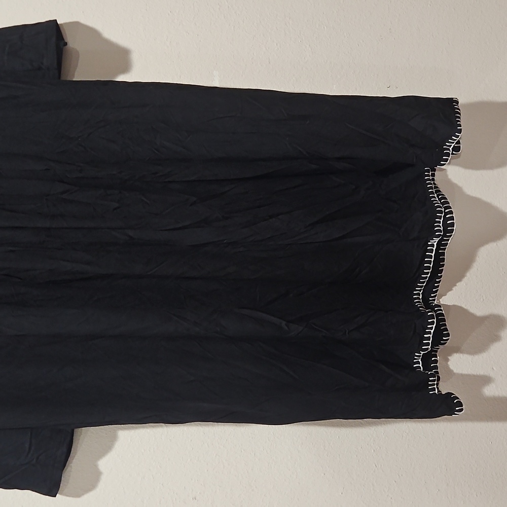 Chelsea & Theodore Blue Long Sleeve Scoop Neck Dress size XL - Picture 7 of 10